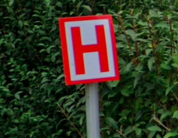 Panneau H Belgique